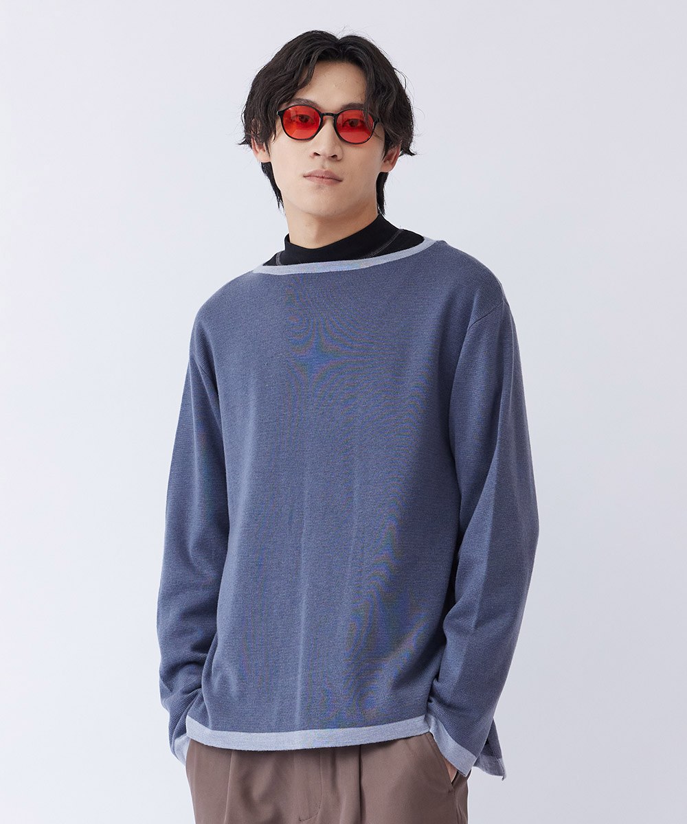 Relax WEAR 船領針織上衣