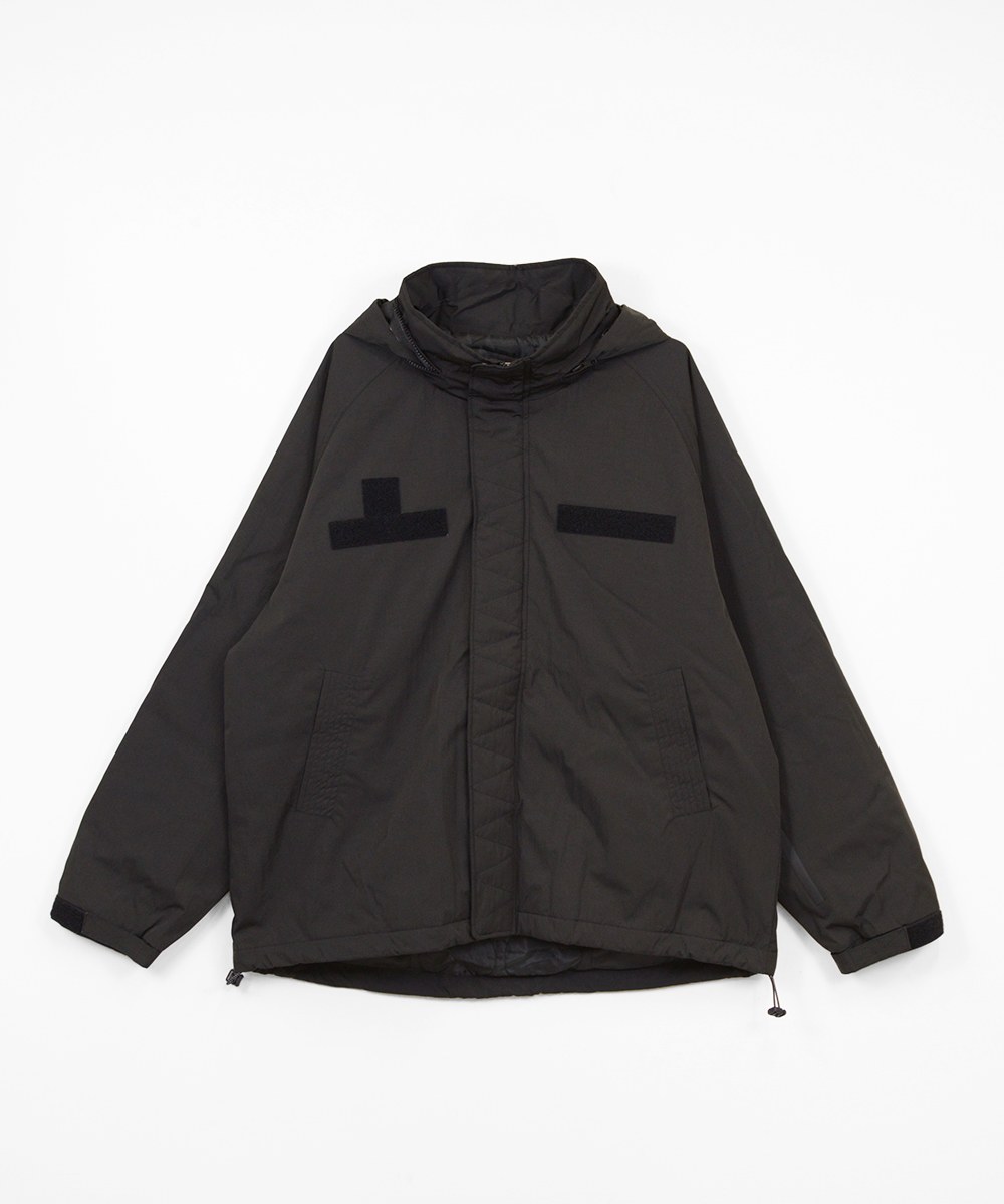 防潑水立領連帽鋪棉外套