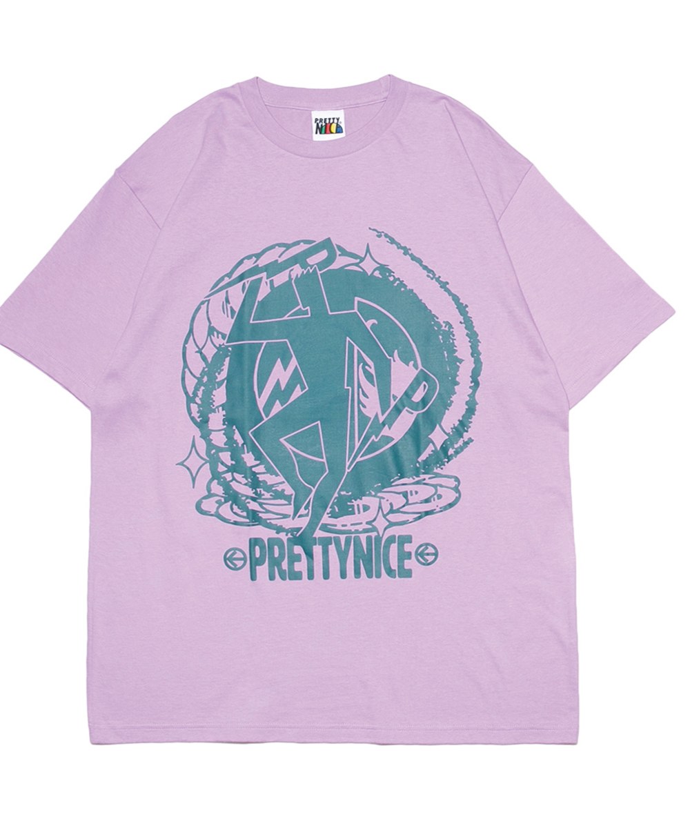 圖案短TEE Factory Pomo : Power Tee
