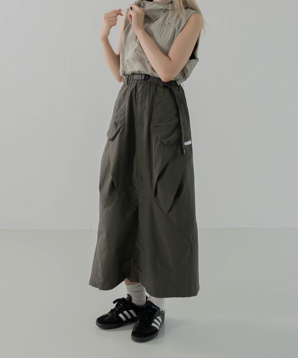 可調節傘裙 Parachute Straight Skirt