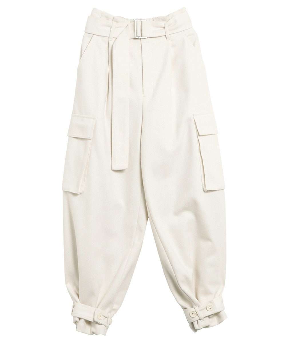 羊毛混紡工作長褲